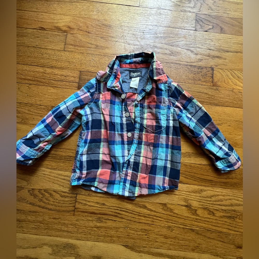 Toddler button down shirt long sleeve